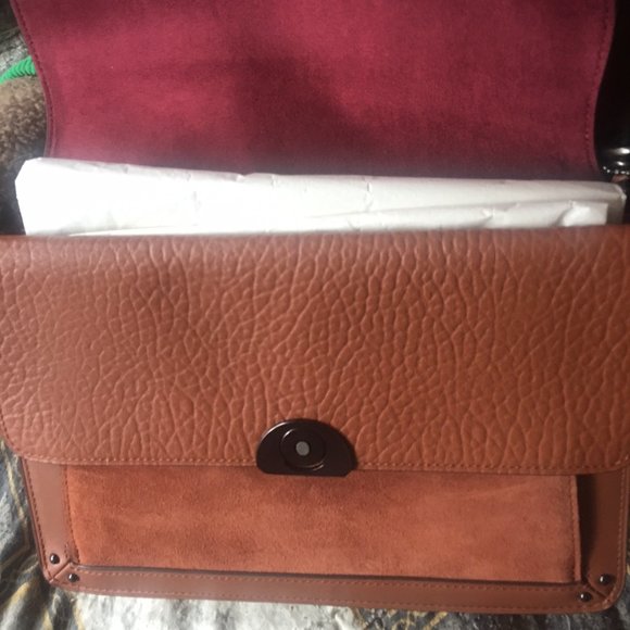 **SOLD**Coach Dreamer Mixed Leather Crossbody Bag! - Picture 6 of 8